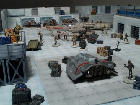 Echo Basis Hangarraum