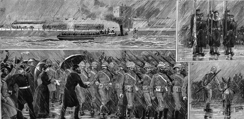 Das New Souths Wales Kontingent kehr nach Sydney zurück.